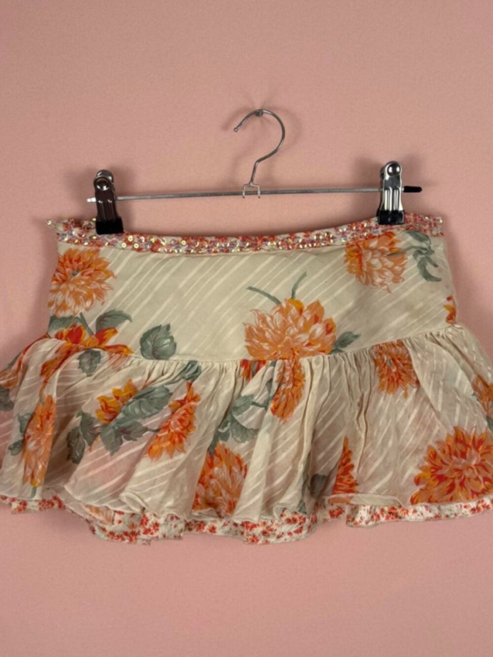 Y2K Silk Abercrombie Mini Skirt